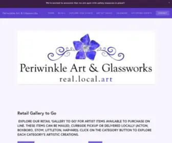 Periwinkleglassworks.com(Periwinkle Art & Glassworks) Screenshot