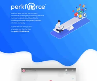 Perkforce.com(Perks that work) Screenshot