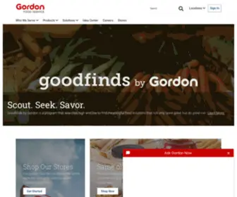 Perkins1.com(Gordon Food Service) Screenshot