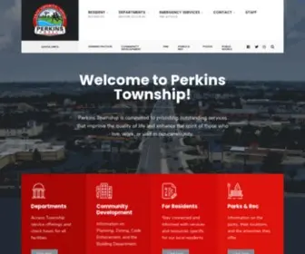 Perkinstownship.com(Perkins Township) Screenshot