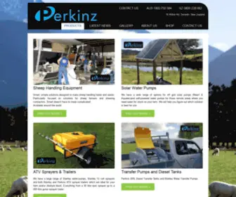 Perkinz.co.nz(Products) Screenshot