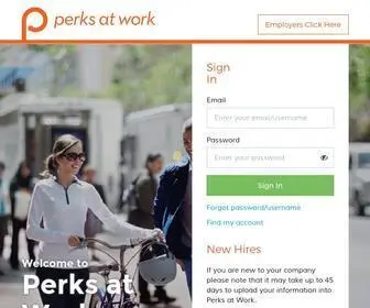 Perksatwork.com(Perks at Work) Screenshot