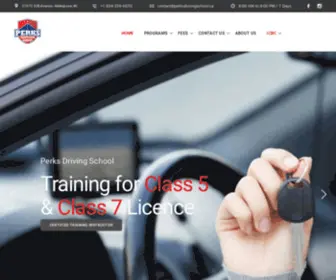 Perksdrivingschool.ca(Best Driving Training School in Abbotsford) Screenshot