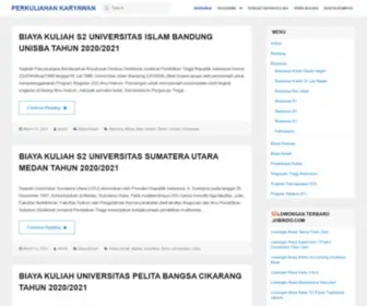 Perkuliahankaryawan.com(Perkuliahan Karyawan) Screenshot
