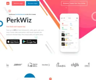 Perkwiz.com(Free Deals and Coupons App) Screenshot