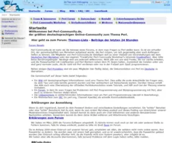 Perl-Community.de(Forum) Screenshot