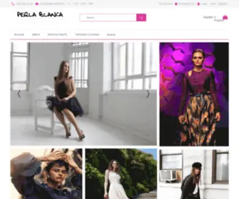 Perlablanca.net(Fashion Designer and Manufacturer) Screenshot