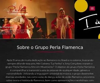 Perlaflamenca.com.br(Perla Flamenca) Screenshot