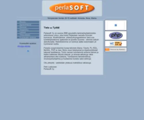 Perlasoft.fi(Perlasoft) Screenshot