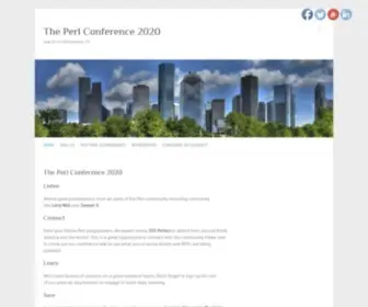 Perlconference.us(The Perl & Raku Conference for 2024) Screenshot