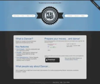 Perldancer.org(Perl) Screenshot