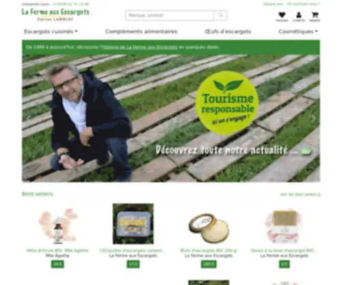 Perle-ET-Saveurs.com(La Ferme aux Escargots : escargots bio) Screenshot