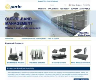 Perle.com(Device networking) Screenshot