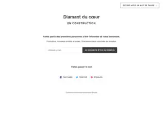 Perleducoeur.com(Diamant du cœur) Screenshot