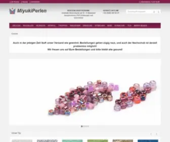 Perlenplanet.com(Miyuki Perlen) Screenshot