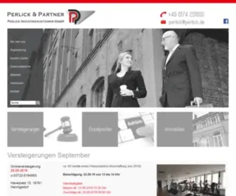 Perlick.de(Perlick Industrieauktionen GmbH) Screenshot