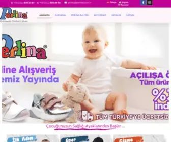 Perlina.com.tr(Perlina ortopedik çocuk ayakkabıları) Screenshot