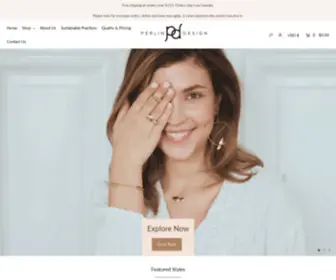 Perlindesign.com(Perlin Design Home) Screenshot