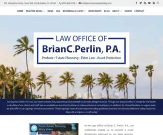 Perlinestateplanning.com(Miami FL Probate & Estate Planning Lawyer) Screenshot