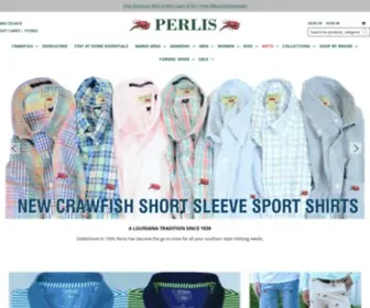 Perlis.com(A Louisiana Clothing Tradition since 1939) Screenshot