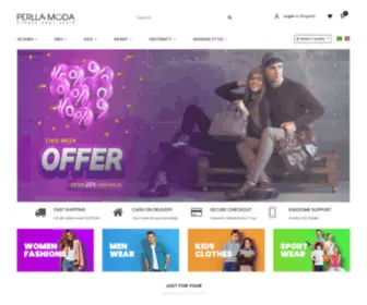 Perllamoda.com(Store) Screenshot