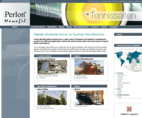 Perlon-Monofil.com(Perlon Monofil) Screenshot