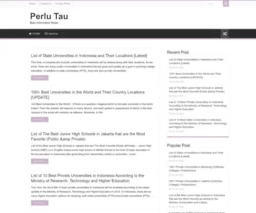 Perlutau.com(Perlu Tau) Screenshot