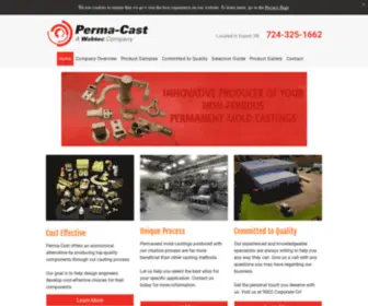 Perma-Cast.com(Non-Ferrous Permanent Mold Castings) Screenshot