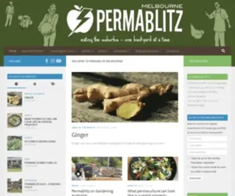 Permablitz.net(Permablitz Melbourne) Screenshot