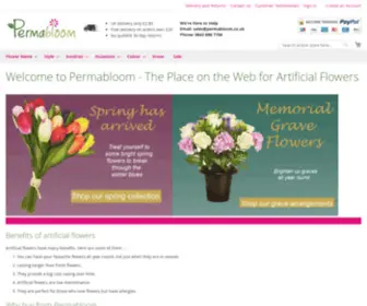 Permabloom.co.uk(Artificial Flowers) Screenshot