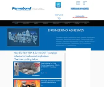 Permabond.co.uk(Permabond Engineering Adhesives Ltd) Screenshot