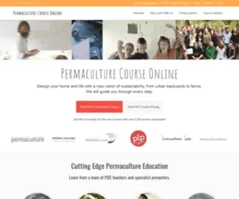Permaculturecourseonline.com(Permaculture Course Online) Screenshot