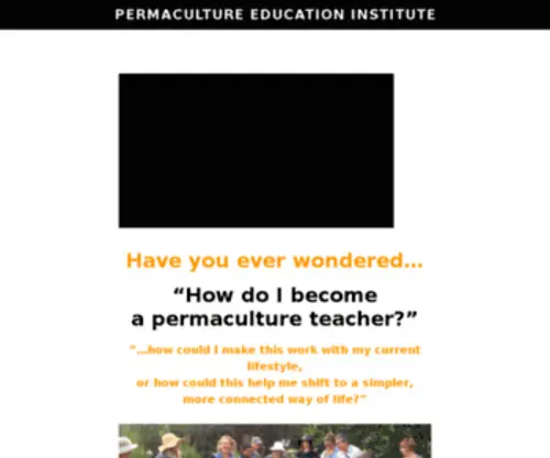 Permacultureeducationinstitute.com(Permaculture Educator) Screenshot