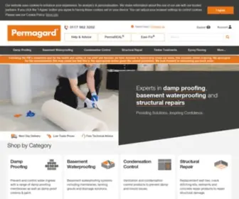Permagard.co.uk(Basement Waterproofing And Damp Proofing) Screenshot