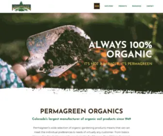 Permagreenorganics.com(Permagreen Organics) Screenshot