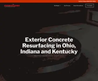 Permagrind.com(Concrete Resurfacing for Your Driveway) Screenshot