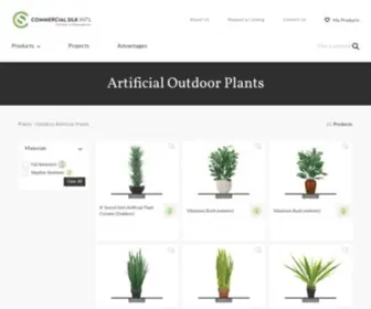 Permaleaf.com(Artificial Outdoor Plants) Screenshot