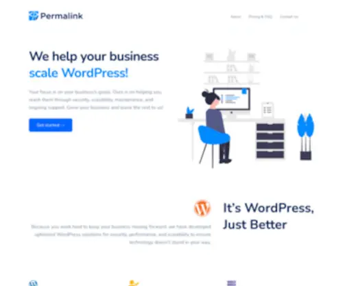 Permalinkgroup.com(Permalink Group Digital Agency) Screenshot