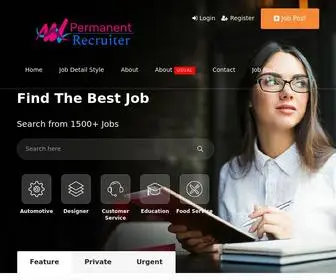 Permanentrecruiter.com(Permanentrecruiter) Screenshot