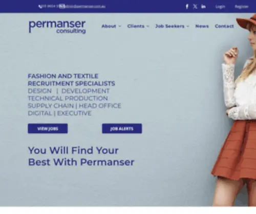 Permanser.com.au(Permanser) Screenshot