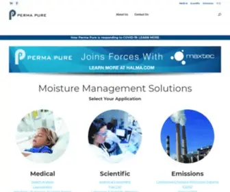 Permapure.com(Perma Pure) Screenshot
