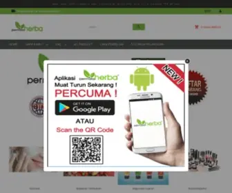 Permataherba.com(PERMATA HERBA) Screenshot