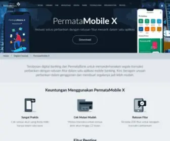 Permatamobilex.com(PermataMobile X) Screenshot