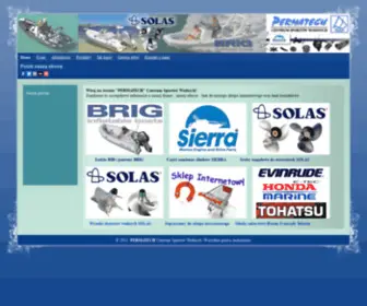 Permatech.pl(Sprzęt motorowodny) Screenshot