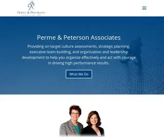 Permepeterson.com(Peterson & Perme Consulting) Screenshot