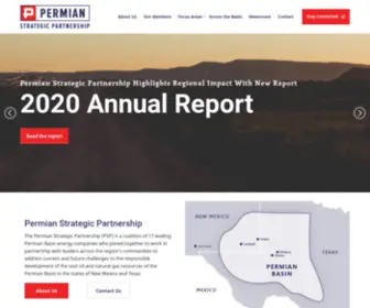 Permianpartnership.org(Permian Strategic Partnership) Screenshot