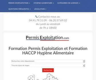 Permis-DE-Exploitation.com(Permis d'Exploitation) Screenshot