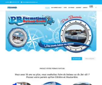 Permisbateau66.com(Accueil Permis bateau 66) Screenshot