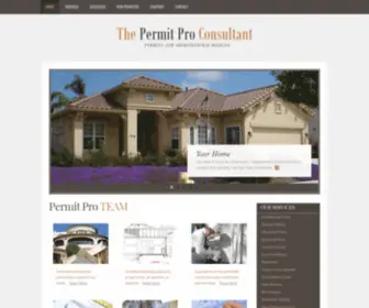 Permitprosd.com(The Permit Pro Consultant) Screenshot