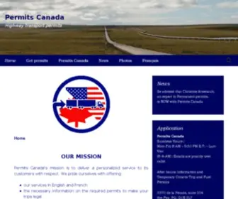 Permitscanada.com(Permits Canada) Screenshot
